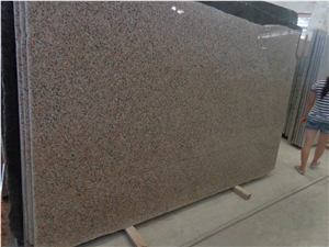 Xiamen China Chinese Sanbao Red Granite Slab Tile Paver Cover Flooring Polished Honed Flamed, China Brown Granite