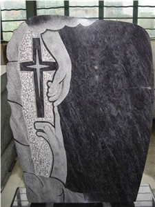 Black Tombstone/Gravestone/Headstone, Cross Headstone,Cheapest Celtic Cross Headstones,Cross Headstone Granite, Shanxi Black Granite Gravestone