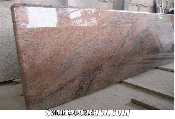 China Multicolor Red Granite Tiles & Slabs, China Multicolor Red Flooing, Countertops