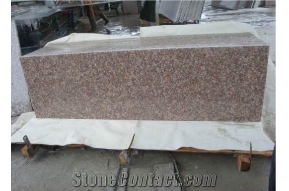 G634 Pink Granite Tiles & Slabs, Misty Mauve Granite Cherry Red Wall/Floor Covering