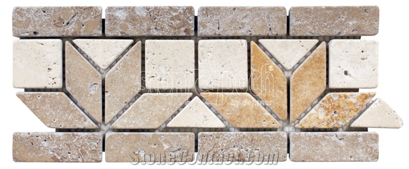 Turkey Marble Art Border Mosaic Molding & Border Lines for Interior Stone