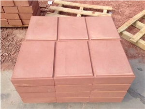 Red Sandstone Cube Stone & Pavers
