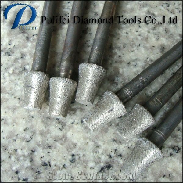 Abrasive Diamond Tools Sintered Burr for Natural Stone Carving