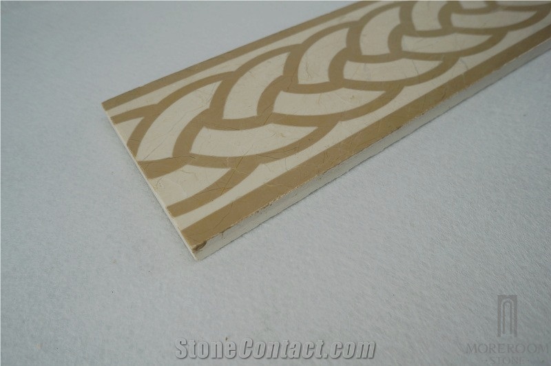 Beige Marble Flooring Border Designs;Marble Floor Design Pictures