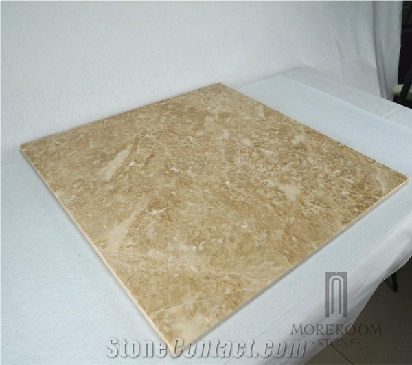 Cappuccino Marble Composit Marble with Ceramic Backed Tile&Marble Flooring Tile