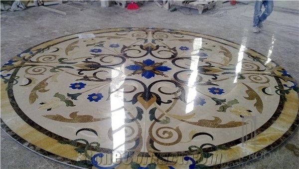 Decorative Waterjet Marble Medallion Antique Medallion Marble Price from  China - StoneContact.com