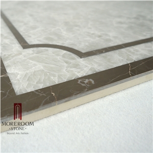 Elegant Design Water Jet Marble Tiles, Marble Medallion Price, Floor Medallion