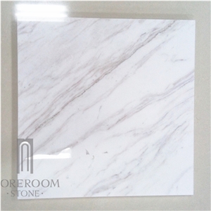Greece Nevrokopion Volakas Semi White Marble Laminated Marble Tiles & Slabs Marble Price