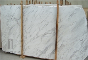 Greece Nevrokopion Volakas Semi White Marble Laminated Marble Tiles & Slabs Marble Price