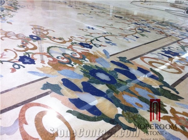 Italy Composited Marble Waterjet Medallion Water Jet Marble Designs Italian Marble Price Marble Inlay Flooring Design