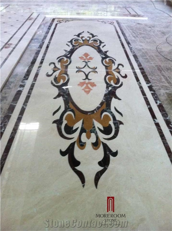 Italy Thin Laminated Water-Jet Medallions Water Jet Marble Designs Water Jet Marble Designs Marble Price