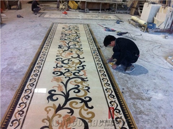 Italy Thin Laminated Water-Jet Medallions Water Jet Marble Designs Water Jet Marble Designs Marble Price