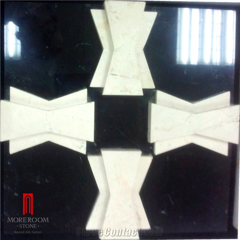 Moreroom Stone Black Marinace Granite Cnc Design Beige 3d Marble Wall Panels Carving for Wall Decors