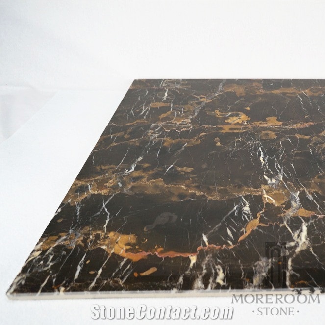 Nero Portoro Marble Slabs & Tiles;Marble Panel;Marble Flooring Design