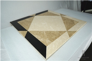 Spain Buñol Emperador Light Marble Floor Tile Marble Medallion Modern Home Design Interior Decoration Spanish Marble Price