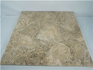 Square Floor Laminated Panel ; Oman Royal Beige Marble;Marble Tiles & Slabs