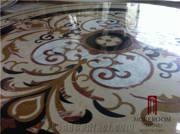 Turkey Composited Marble Waterjet Medallion Water Jet Marble Designs Turkish Marble Price Home Marble Floor Design