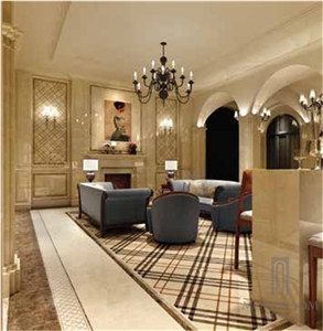 Turkey Grey Composite Marble Floor Border Design for Home Decor Border Decos