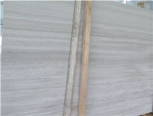 Athens White Marble Slab and Tile, Athens Wood Vein Marble Slab and Tile, Wooden White Marble Slab and Tile