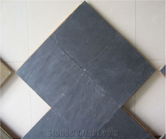 Cheap Chinese Black Slate Slabs & Tiles