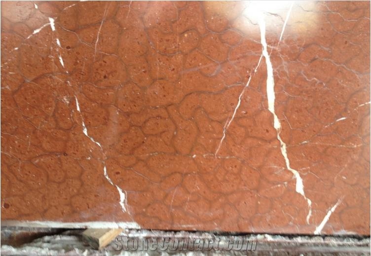 China Coral Red Marble Slabs & Tiles, Red Marble Wall/Floor Covering Tiles