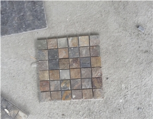 China Slate Mosaic, Rusty Slate Mosaic