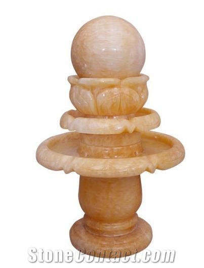 China Yellow Onyx Fountains, Water Features
