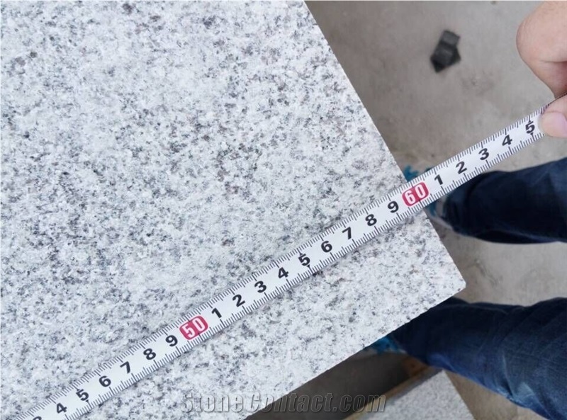 G603 Cut to Size 600x600x20mm Flamed Tiles, China G603 Grey Granite Cheap Flamed Flooring Tiles