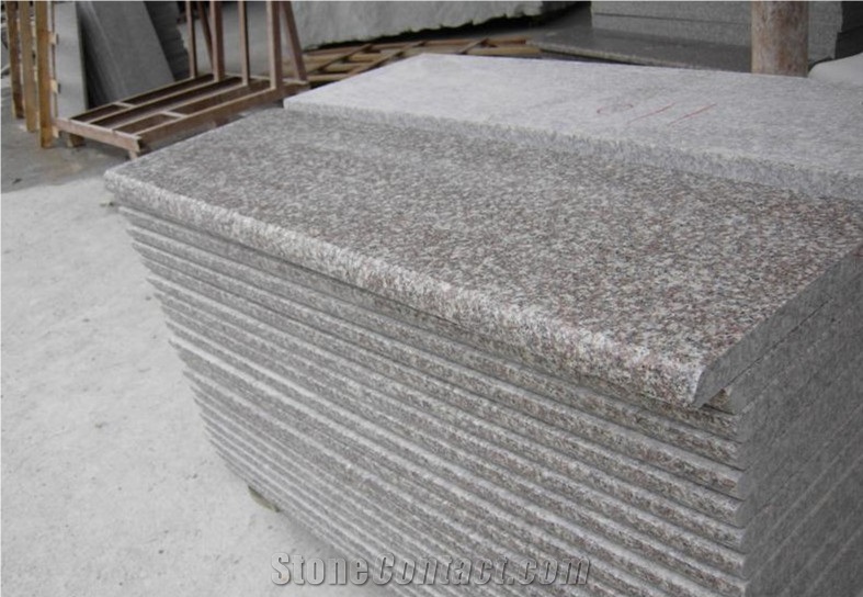 G664 Granite Stairs & Steps, China Cheap Granite Stair Treads