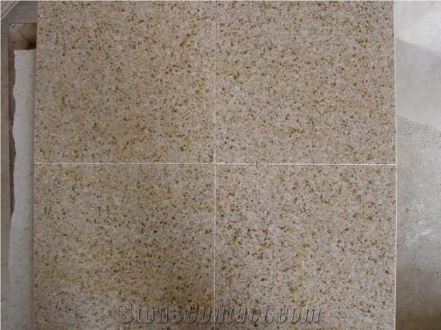 G682 Granite Tile, China Yellow Rusty Granite Tile