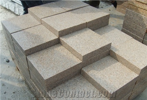 G682 Granite Tile, China Yellow Rusty Granite Tile