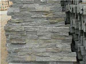 Hebei Green Slate Cultured Stone, Wall Cladding Panels, Natural Slate Ledge Stone, Stacked Stone Venner