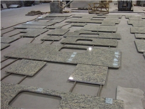Popular Santa Cecilia Granite Countertops Of Good Price, Polished Granite Countertops, Kitchen Countertops