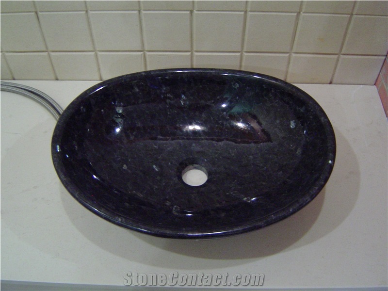 Shanxi Black Granite Vessel Sink & Basin