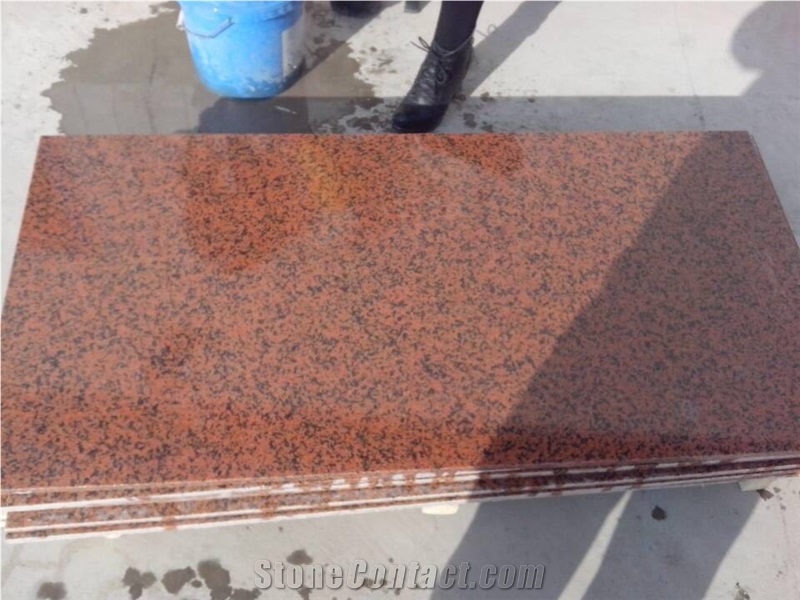Xinjiang Red Granite Tiles, Xinjiang Red Granite Polished Tiles to Uzbekistan/Kz/Kyrghyzstan