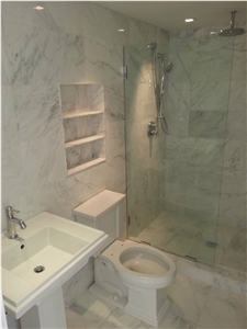 Blanco Bego Marble Bathroom Design