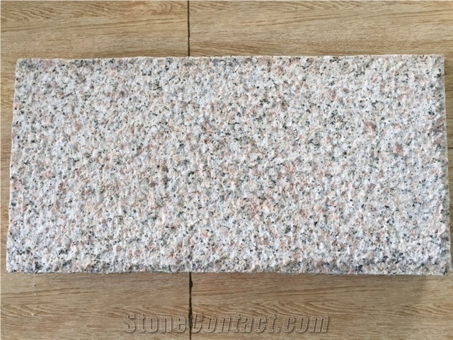 Pink and Red Granite Paving Stone