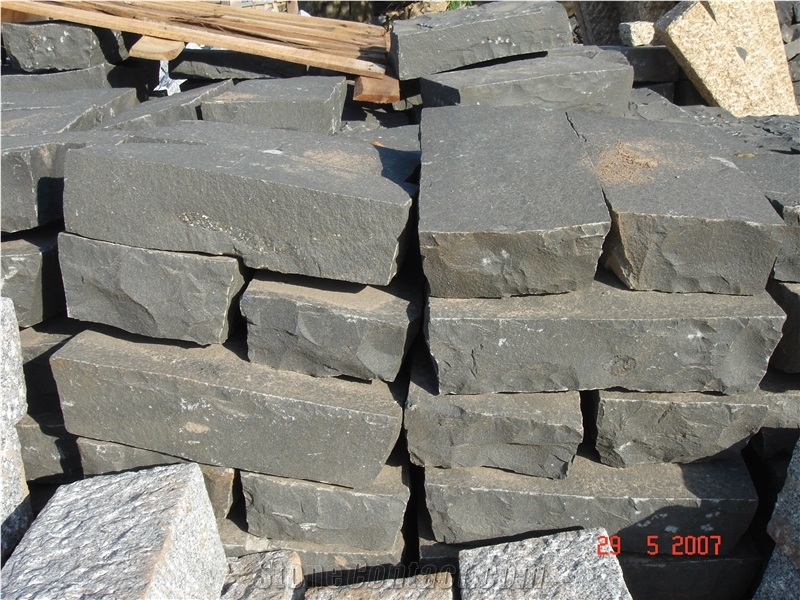 Slabs and Cubes, Black Basalt Cube Stone & Pavers Viet Nam