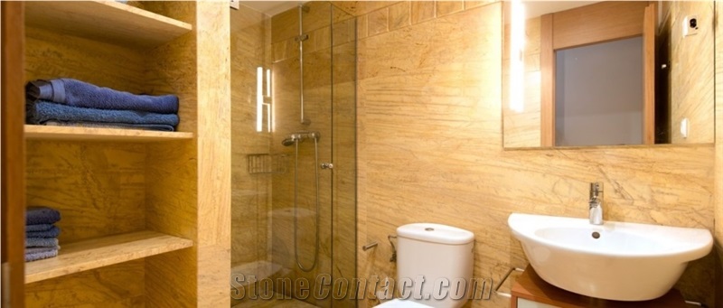 Amarillo Triana Marble Bathroom Design
