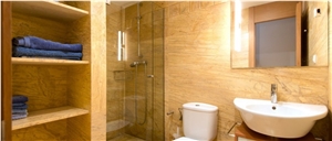 Amarillo Triana Marble Bathroom Design