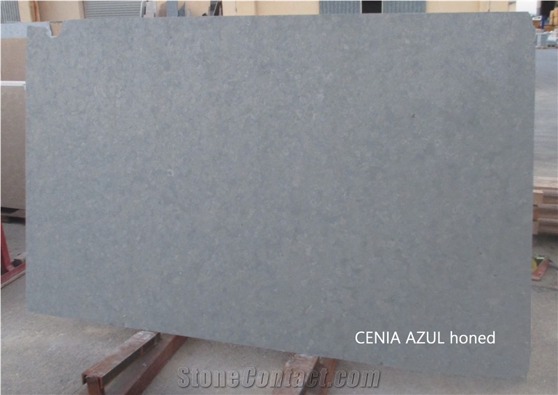 Cenia Azul Limestone Tiles & Slabs, Blue Limestone Slabs Spain