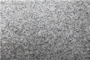 North Jay White Granite Flamed, Thermal Finish Tiles
