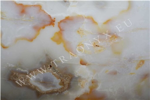 Ice Flower Onyx Tiles & Slabs, White Onyx Tiles & Slabs Iran