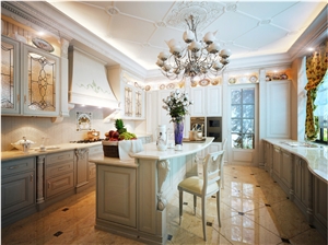Giallo Atlantide Marble Kitchen Countertop