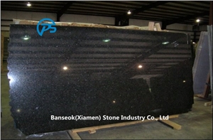 Angola Black Granite Tiles & Slabs, Black Granite Slab