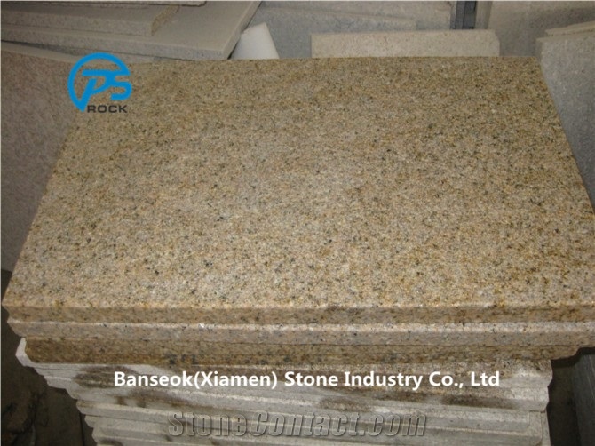 G682 Granite Slabs & Tiles, Yellow Granite, China Yellow Granite