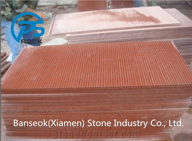 Sanhe Red Tile & Slab, China Red Granite Tile & Slab