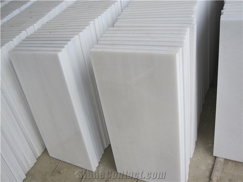 Pure White Marble Slabs and Tiles Viet Nam