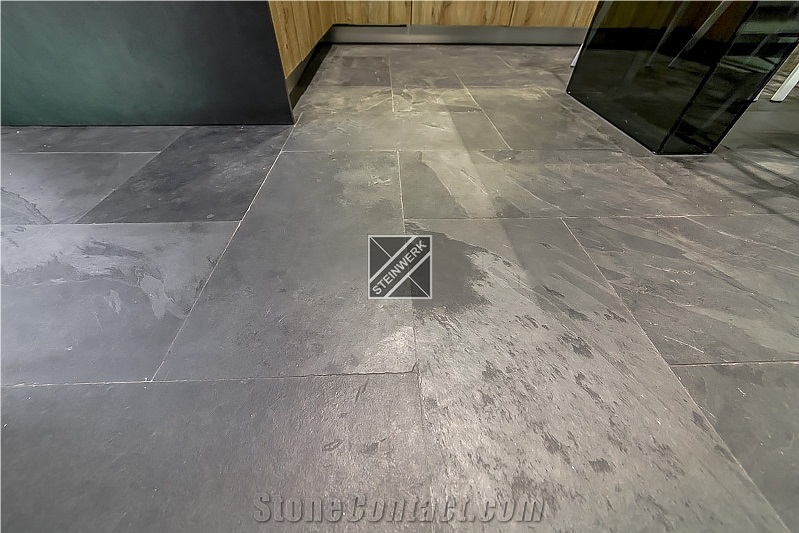 Grafite Silver Shine Slate Floor Tiles Grey Slate Tiles Flooring Tiles