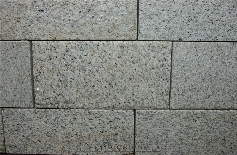 Granite Maceira Brick, All Sides Sawn, Sandblasted